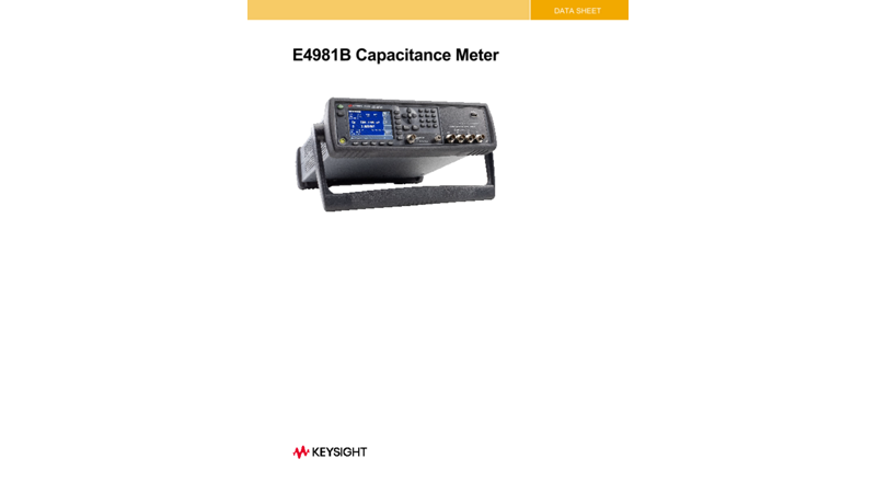 E4981B Capacitance Meter